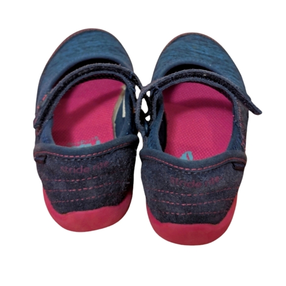 Stride Rite Made to play Kids' Blue and Pink Mary Jane Shoes Girls Size 9 - Picture 4 of 7
